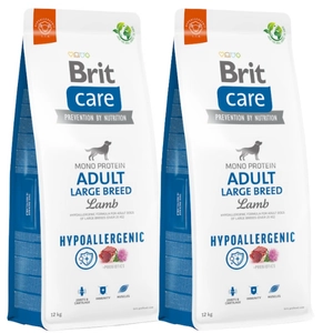 BRIT CARE Dog Hypoallergenic Adult Large Breed Lamb 2x12kg