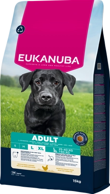 EUKANUBA Adult Large Breed Chicken 15kg/ Opakowanie uszkodzone (1882) !!!