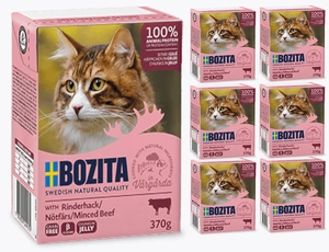 BOZITA Cat Siekana Wołowina W Galaretce 6 x 370g