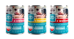 Frendi kawałki w delikatnym sosie Mix smaków 60x400g