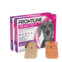 FRONTLINE Tri-Act L 20-40kg (pipeta 3 x 4ml) X2 + Zakładka magnetyczna GRATIS!