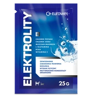 EUROWET Elektrolity dla psa i kota 25g