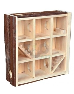 TRIXIE Wieża Dla Gryzoni "Natural Living" 30 × 30 × 10 cm