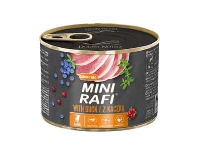 DOLINA NOTECI Mini Rafi z kaczką 185g