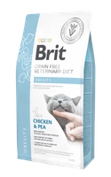 Brit gf veterinary diets cat Obesity 400g 