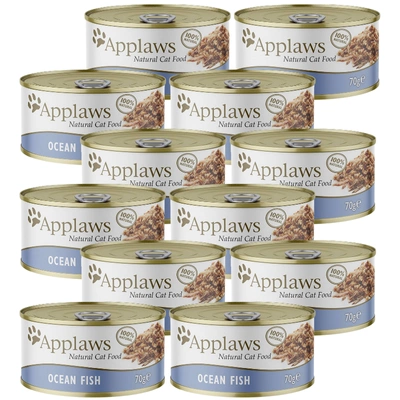 Applaws Cat Ryby oceaniczne 12x70g PUSZKA