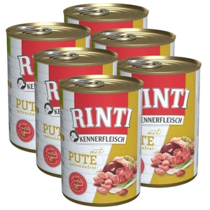 Rinti Kennerfleisch Pute karma mokra dla psa - indyk 6x400g