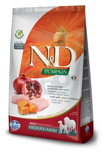 Farmina N&D Pumpkin Grain Free canine CHICKEN AND POMEGRANATE ADULT MEDIUM & MAXI 12kg