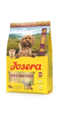 JOSERA EXCLUSIVE Mini Adult / Lamb & Sweet Potato 3kg / Opakowanie uszkodzone (4914) !!!