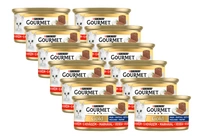 Purina Gourmet Gold mus z wołowiną 12x85g