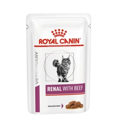 ROYAL CANIN ROYAL CANIN Renal with Beef 24x85g saszetka 