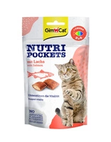 GIMCAT NUTRI POCKETS Przysmak Łosoś z Omega 3&6 60g