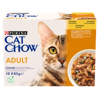 PURINA Cat Chow Adult Karma dla kotów z kurczakiem i cukinią w galaretce 10x85 g