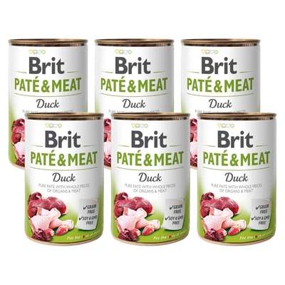 BRIT PATE & MEAT DUCK 6x400g