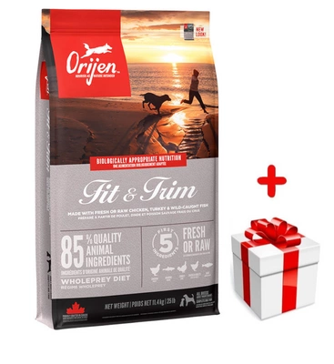 ORIJEN Fit & Trim Dog 11,4kg + niespodzianka dla psa GRATIS!