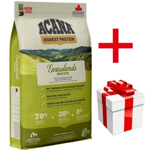 ACANA Grasslands Dog 6kg + niespodzianka dla psa GRATIS!