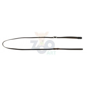 KERBL Smycz skórzana GoLeyGo Vegas, z Adapterem,brązowa, 10mm x 105-165cm,S,max.15kg