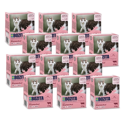 BOZITA Cat Wołowina W Sosie 12x370g