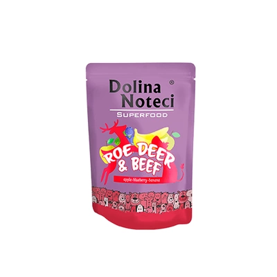 DOLINA NOTECI SUPERFOOD sarna i wołowina 300g-karma mokra dla psa