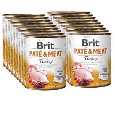 BRIT PATE & MEAT TURKEY 18x800g