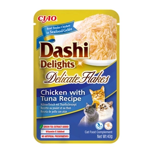 INABA Dashi Delights Delicate Flakes Chicken with Tuna Recipe 40g