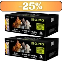 PetRepublic karma mokra dla kotów kawałki w delikatnym sosie MIX mięsnych smaków 96x85g