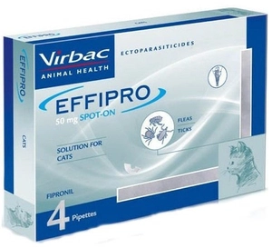 EFFIPRO  Spot-On kot (pipeta 4 x 0,5ml)