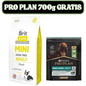 BRIT CARE Mini Grain-Free Adult Lamb 2kg