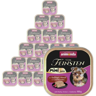 ANIMONDA Vom Feinsten mini junior drób/jeleń 32x100g