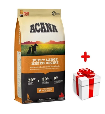 ACANA Puppy Large Breed 17kg + niespodzianka dla psa GRATIS!