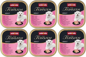 ANIMONDA Dog Vom Feinsten Adult indyk z szynką 6x150g