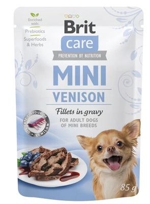 Brit Care Mini Venison fillets in gravy 24x85g