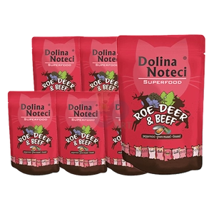 DOLINA NOTECI Superfood sarna i wołowina saszetka 10x85g