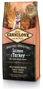 Carnilove Salmon & Turkey for Large Breed Puppy 1,5kg
