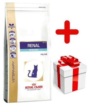 ROYAL CANIN Renal Special Feline RSF 26 4kg + niespodzianka dla kota GRATIS!