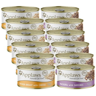 Applaws Cat Mix Smaków 12x70g PUSZKA