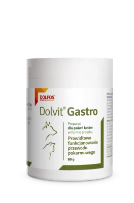 DOLFOS Dolvit gastro dla psów i kotów 80g 