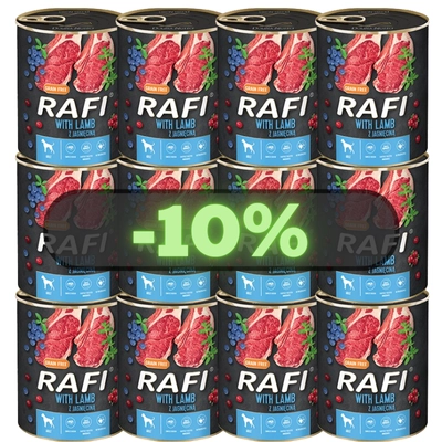 DOLINA NOTECI Rafi z jagnięciną 12x800g