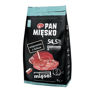 PAN MIĘSKO Wieprzowina z dzikiem XL 20kg + niespodzianka dla psa GRATIS!