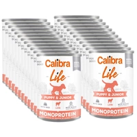 CALIBRA Dog Life Puppy & Junior Lamb with rice 24x400g