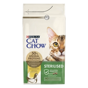 PURINA Cat Chow Sterilised Karma bogata w kurczaka 1,5kg
