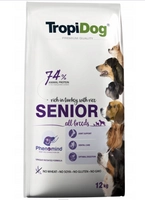 TROPIDOG Premium Senior 12kg /Opakowanie uszkodzone (535,1451,1455,1456,2737)