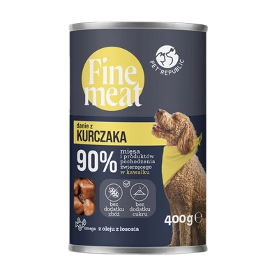 PetRepublic Fine Meat danie z kurczaka 400g dla psa