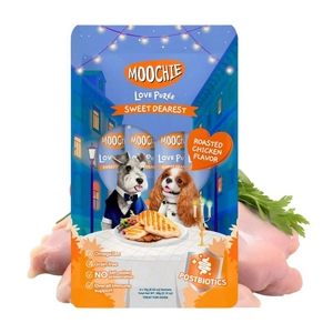MOOCHIE Love Puree Chicken 4x15g przysmak dla psa o smaku pieczonego kurczaka