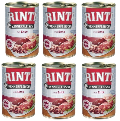 Rinti Kennerfleisch Ente karma mokra dla psa - kaczka 24x400g
