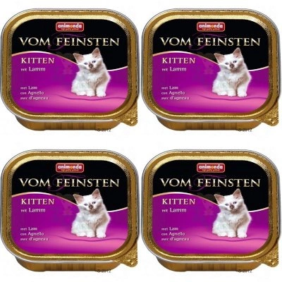 ANIMONDA Vom Feinsten Kitten smak: z jagnięciną 32x100g