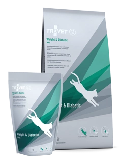 TROVET WRD Weight & Diabetic (dla kota) 3kg