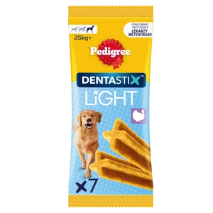 Pedigree Dentastix Light Dental Chews Duże rasy Przysmaki dla psów 7 szt. - 152g