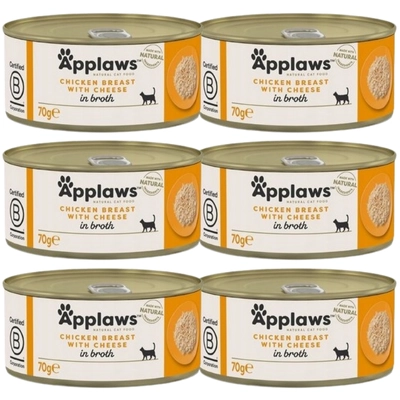 Applaws Cat Kurczak i Ser 6x70g PUSZKA