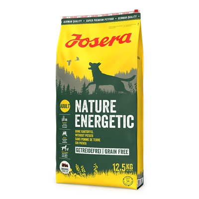 JOSERA Nature Energetic - Grain Free 12,5kg / Opakowanie uszkodzone (6322, 6663) !!! 